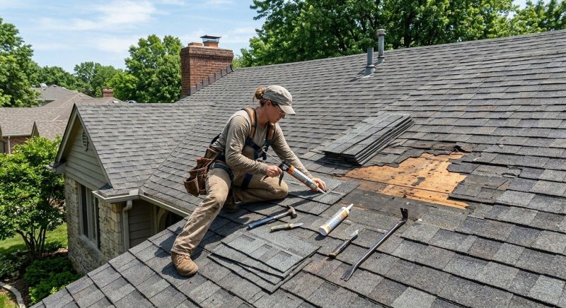 A Frame Roof Repair in Gloucester, VA