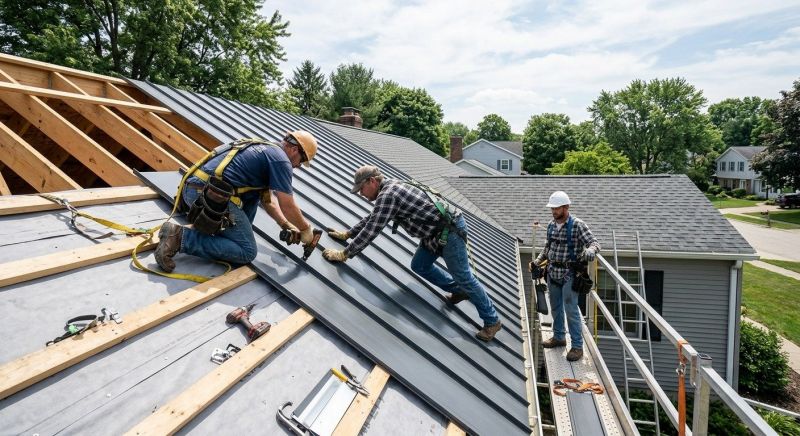 Aluminum Roof Installation in Cardinal, VA