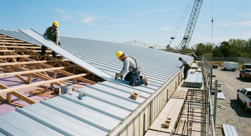 Aluminum Roof Installation in Williamsburg, VA