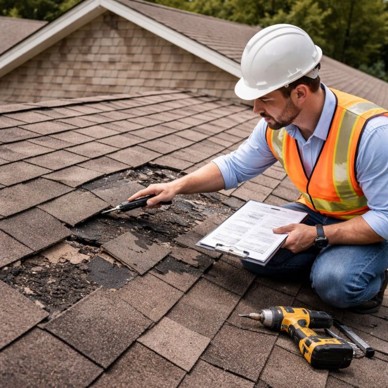 Asphalt Roof Inspection in Mathews, VA