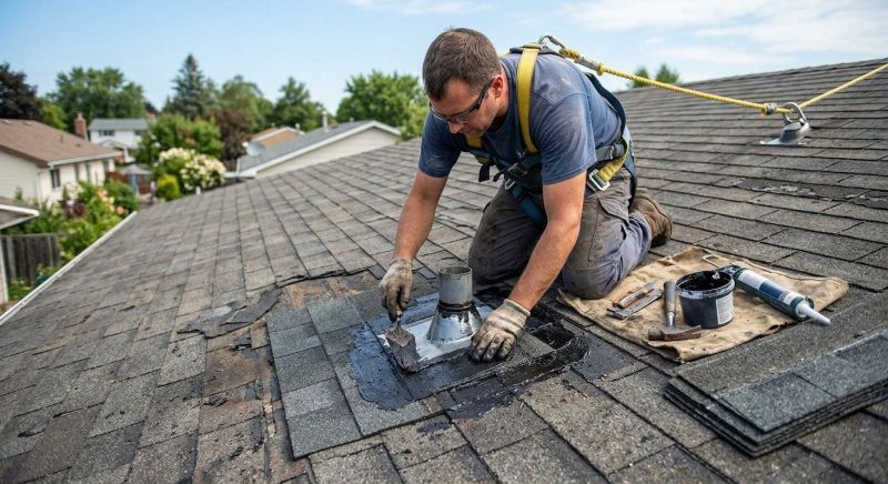 Asphalt Roof Leak Repair in Poquoson, VA