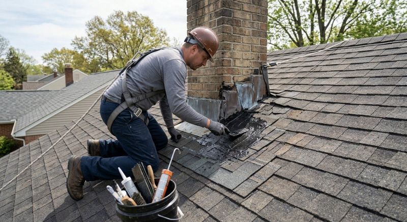 Asphalt Roof Leak Repair in Urbanna, VA