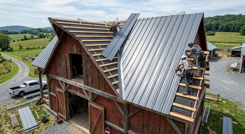 Barn Roof Construction in Gloucester, VA