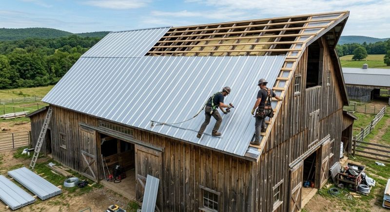 Barn Roof Installation in Gloucester, VA