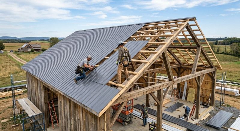 Barn Roof Installation in Gloucester, VA