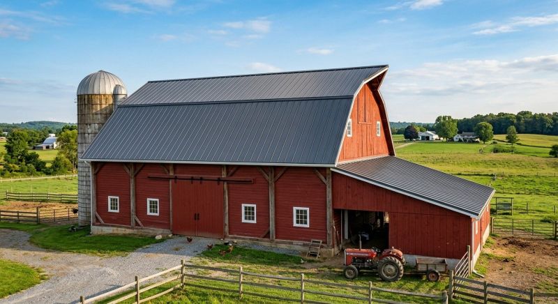 Barn Roof Replacement in Cobbs Creek, VA