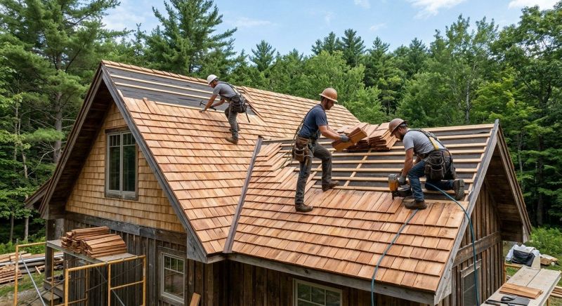 Cedar Roof Installation in Lanexa, VA