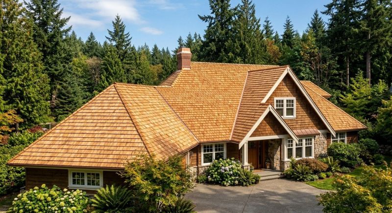 Cedar Roof Installation in Williamsburg, VA