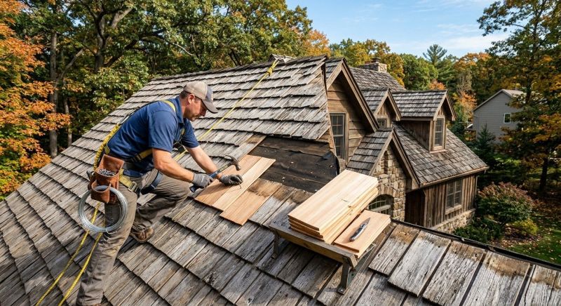 Cedar Shingles Repair in Lancaster, VA