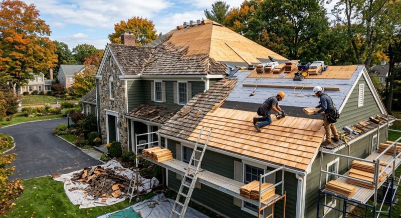 Cedar Shingles Replacement in James City County, VA