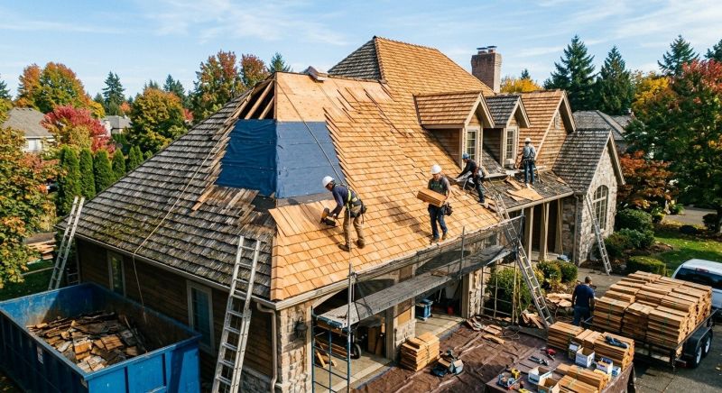 Cedar Shingles Replacement in Middlesex County, VA