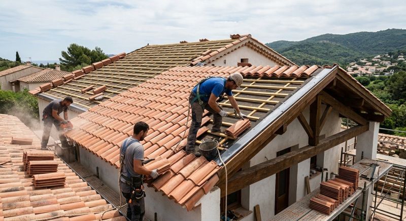 Clay Roof Installation in James City County, VA