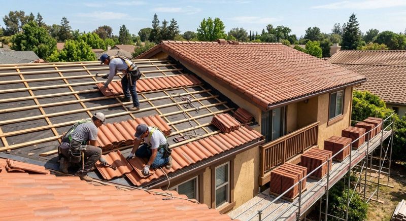 Clay Roof Installation in Poquoson, VA