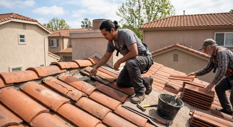 Clay Roof Leak Repair in Gloucester, VA