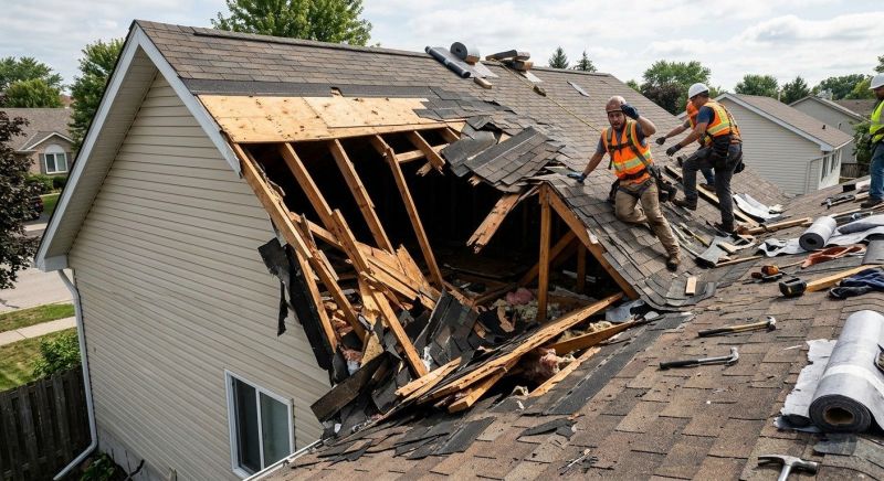 Collapsing Roof Repair in Gloucester, VA