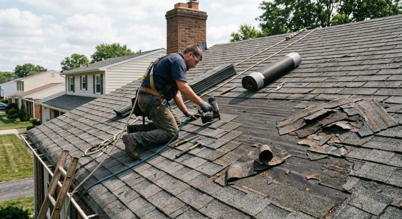 Damaged Roof Repair in Toano, VA