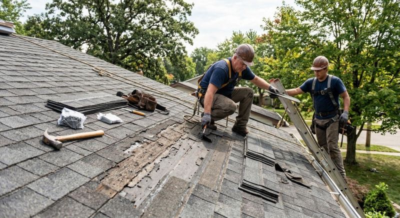 Damaged Roof Repair in Urbanna, VA