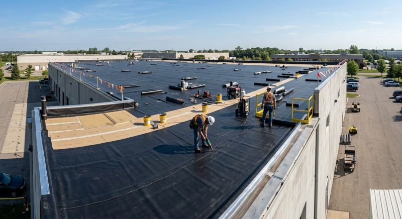 Epdm Roof Installation in James City County, VA