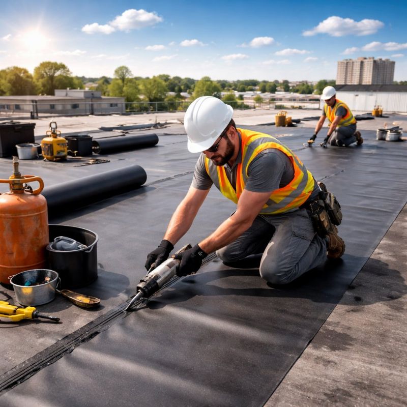 Epdm Roof Installation in Urbanna, VA