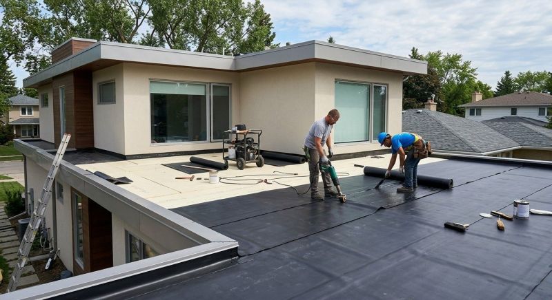 Flat Roof Installation in James City County, VA