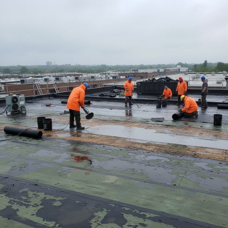 Flat Roof Repair in Williamsburg, VA