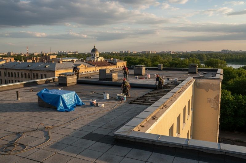 Flat Roof Replacement in Locust Hill, VA