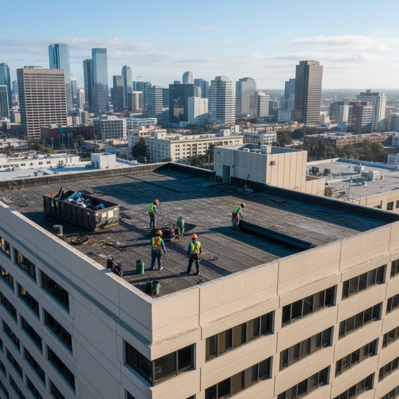 Flat Roof Replacement in Mascot, VA