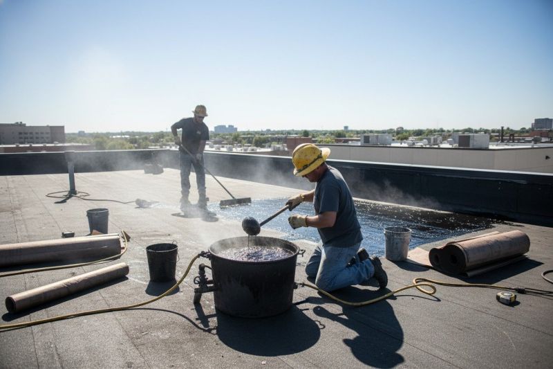 Flat Roof Tar Repair in Gloucester, VA