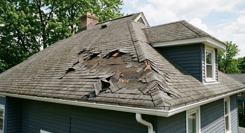 Hail Damage Roof Repair in Hudgins, VA