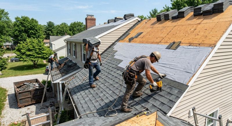 Hip Roof Shingle Replacement in Gloucester, VA