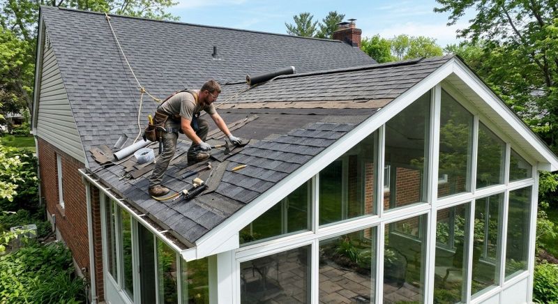 House Roof Repair in Hudgins, VA