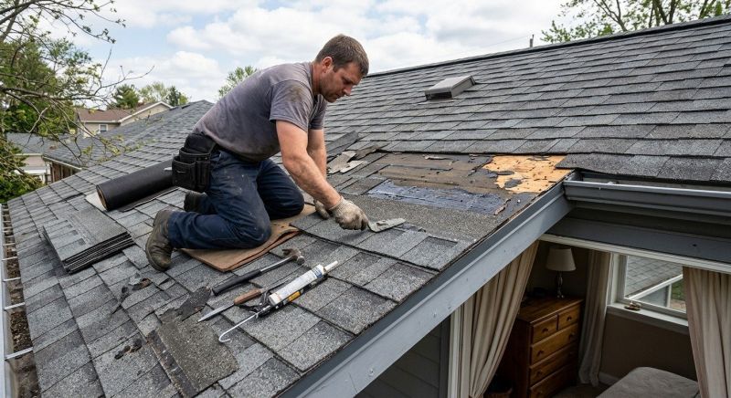 House Roof Repair in Hudgins, VA