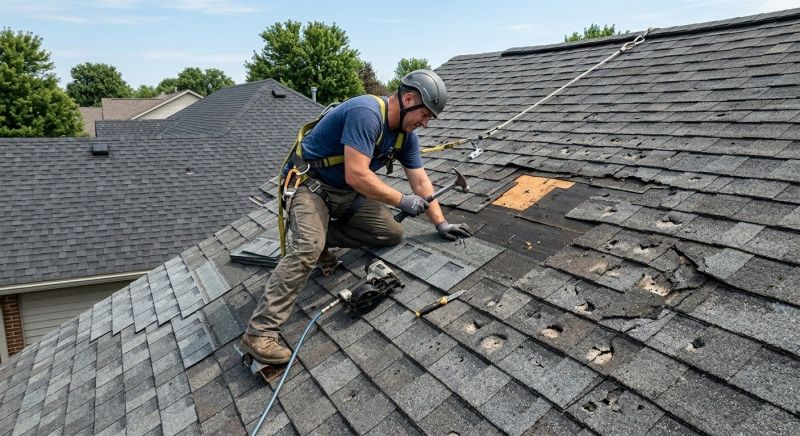 House Roof Repair in Hudgins, VA