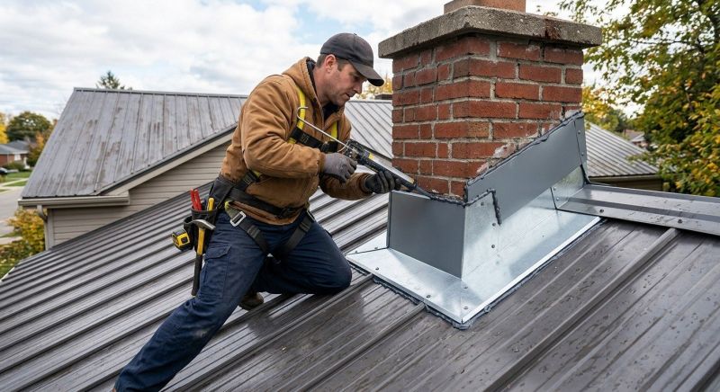 Metal Roof Flashing Repair in Gloucester, VA