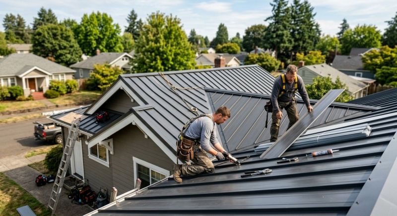 Metal Roof Repair in James City County, VA
