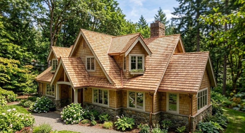 Natural Wood Roof Installation in Gloucester, VA