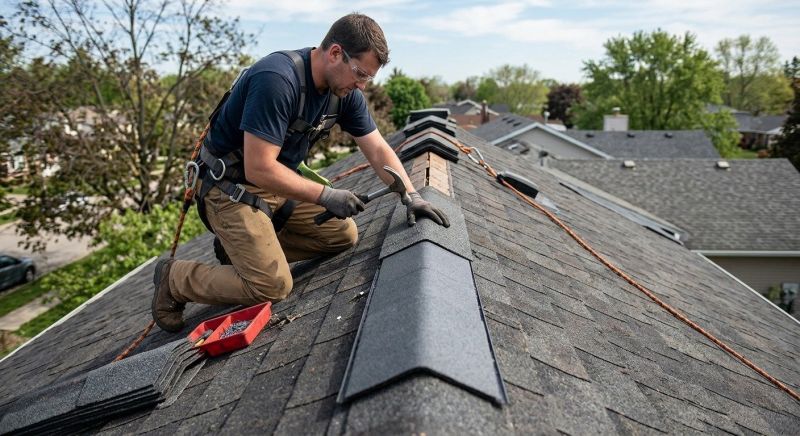 Ridge Cap Repair in Gloucester, VA