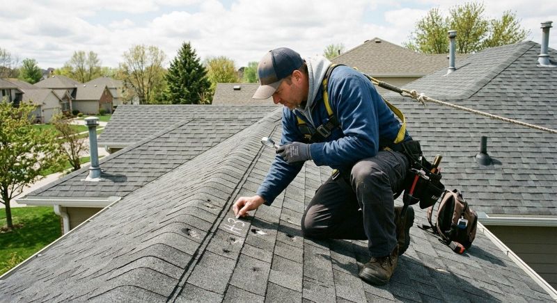 Roof Damage Inspection in Hudgins, VA