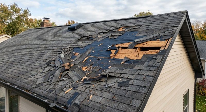 Roof Damage Repair in Hudgins, VA
