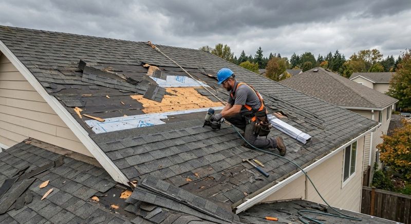 Roof Damage Repair in Lively, VA
