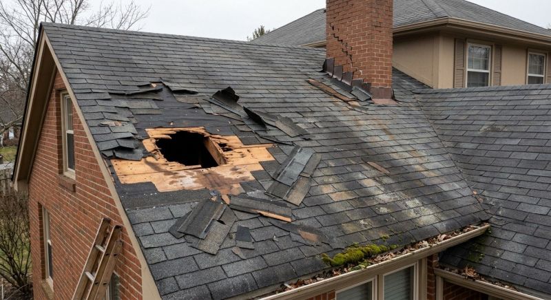 Roof Damage Repair in Newport News, VA