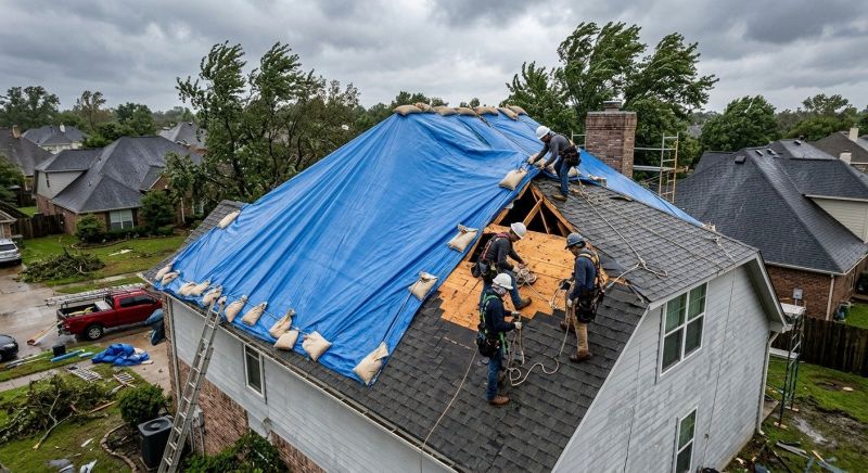 Roof Damage Restoration in Lanexa, VA