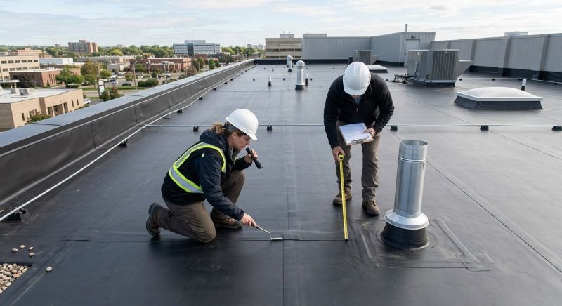 Rubber Roof Inspection in Gloucester, VA