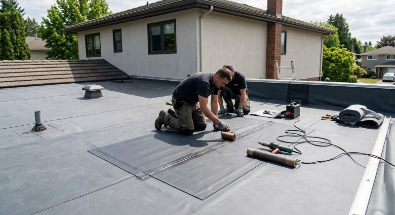 Rubber Roof Repair in Yorktown, VA