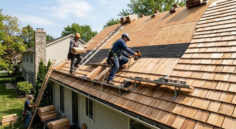 Shake Roof Replacement in Mathews, VA