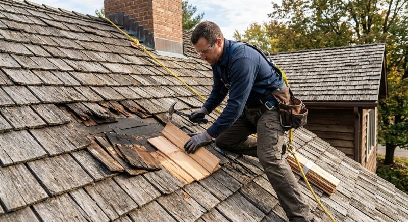 Shake Shingle Repair in Lancaster, VA