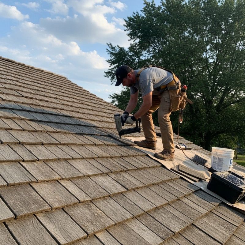 Shake Shingle Repair in Lively, VA