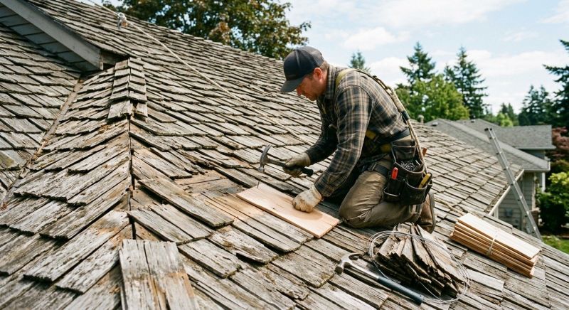 Shake Shingle Repair in Mathews, VA