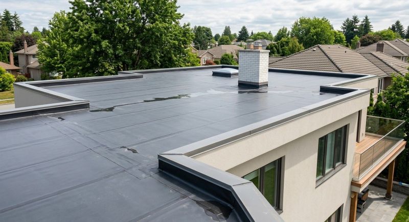 Single Ply Roof Installation in Cardinal, VA