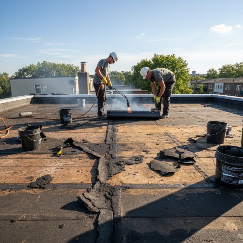 Single Ply Roof Repair in Cobbs Creek, VA